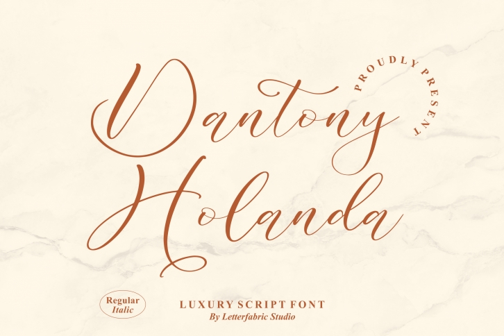 Dantony Holanda Font Download