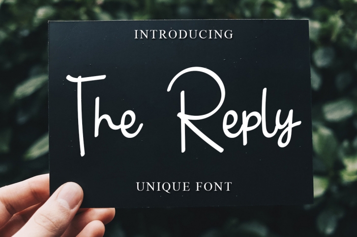 The Reply Font Download