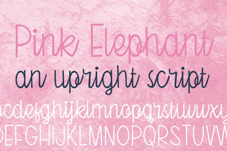  Pink Elephant  Font Download