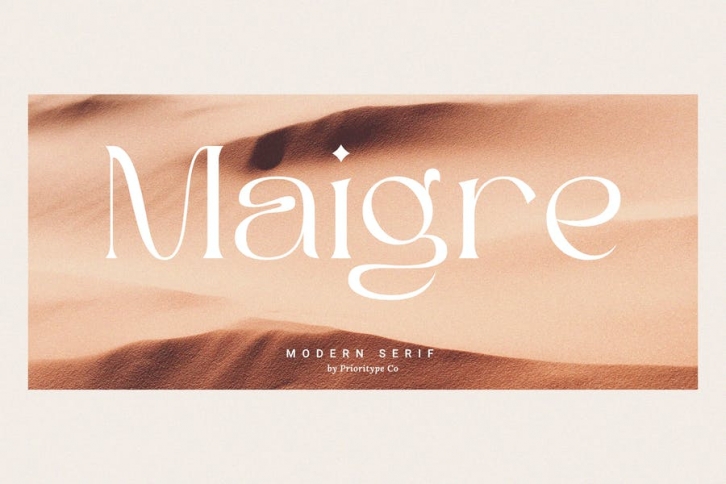 Maigre - Modern Serif Font Download