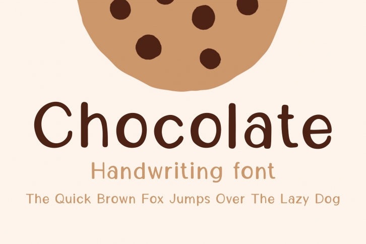Chocolate hand drawn Font Download