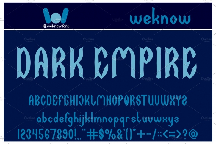 Dark empire font Font Download