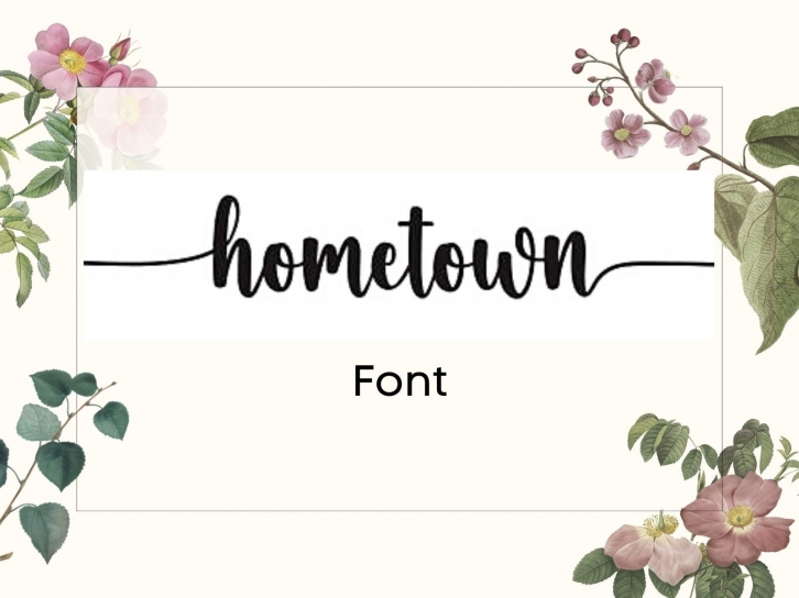 Hometown Font Download