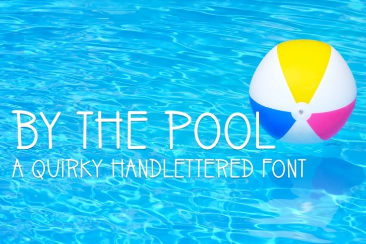 By The Pool Font Download