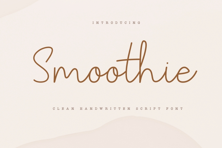 Smoothie Font Download