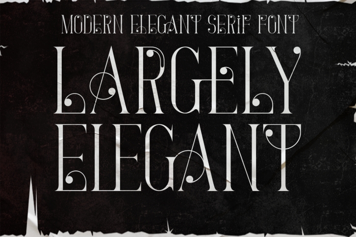 Largely Elega Font Download