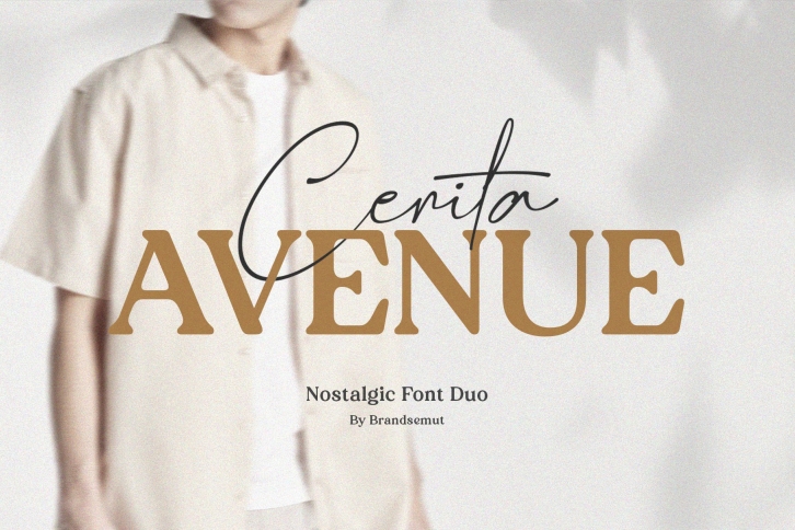 Cerita Avenue || Nostalgic Duo Font Download