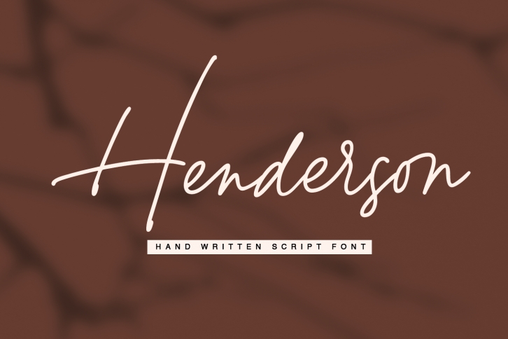 Henderson Script Font Download