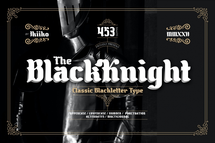 The Black Knight Font Download