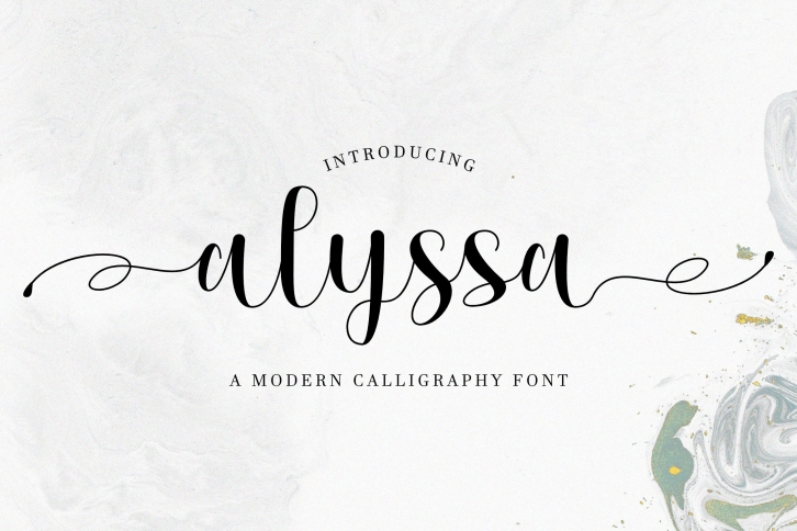 Alyssa Font Download