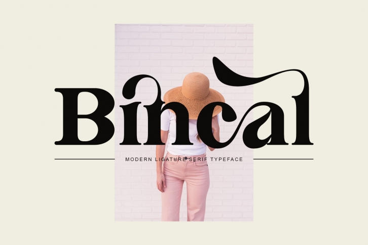 Bincal Ligature Serif Typeface Font Download