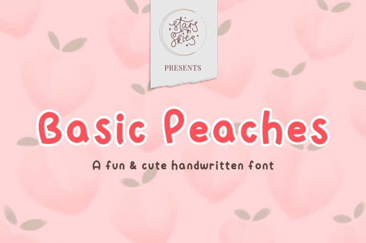 Basic Peaches Font Download