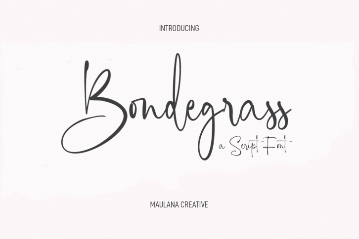 Bondegrass Script Font Download