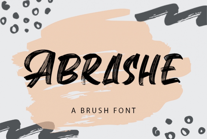 Abrashe Brush Font Download
