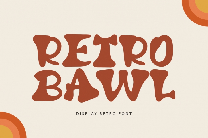 Retro Bawl Font Download