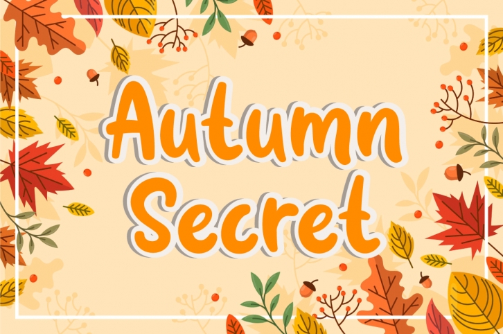 Autumn Secret Font Download