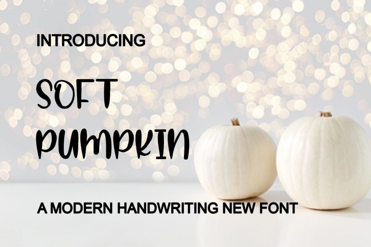 Soft  Pumpkin Font Download