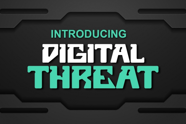 Digital Threat Robotic Display Font Download