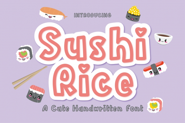 Sushi Rice Font Download