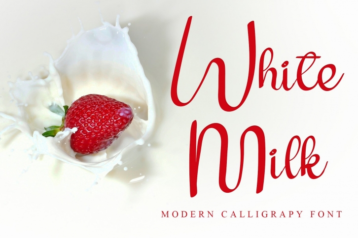 White Milk Font Download