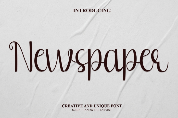 Newspaper Font Download