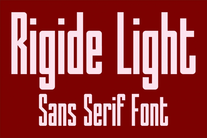 Rigide Light Font Download