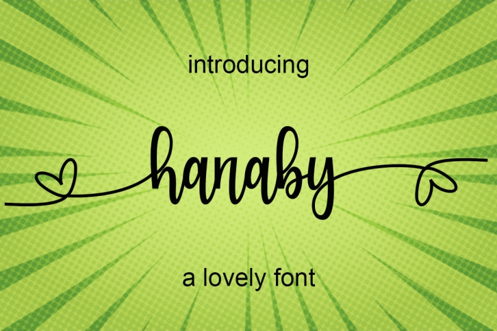 Hanaby Font Download