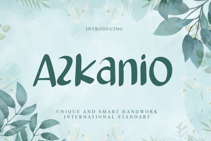 Azkanio Font Download