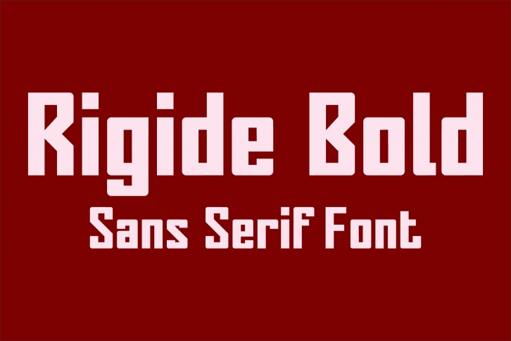 Rigide Bold Font Download