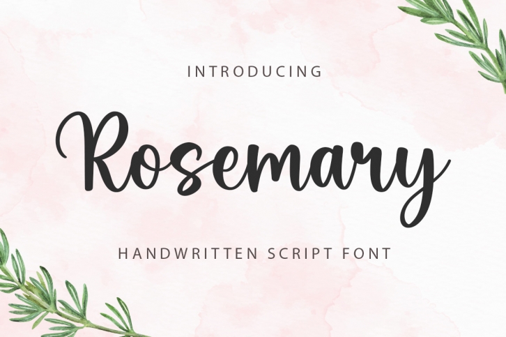 Rosemary Font Download