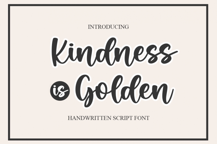 Kindness is Magic Font Download