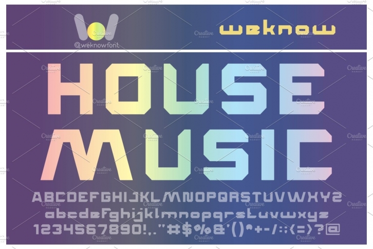 House Music Font Download