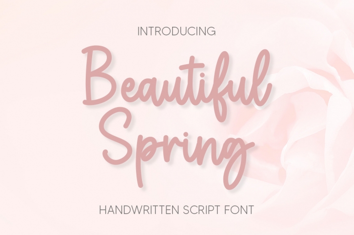 Beautiful Spring Font Download