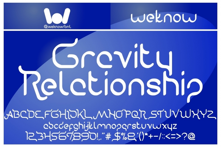 Gravity Relationship Font Download