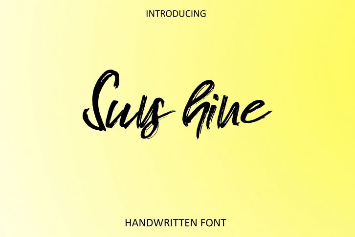 Sunshine Font Download