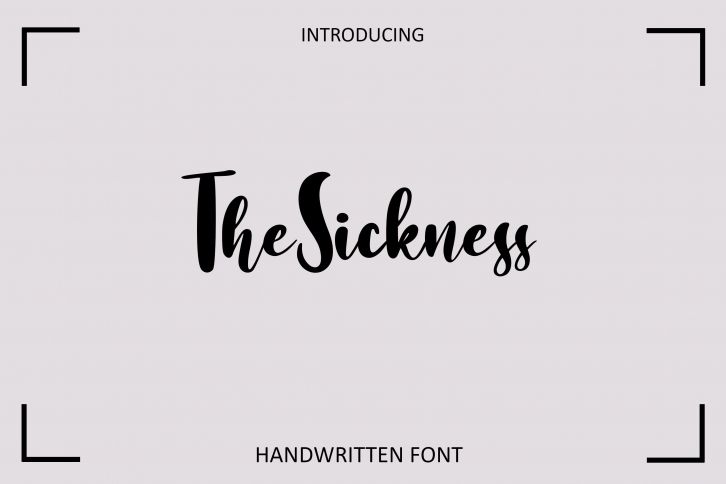 The Sickness Font Download