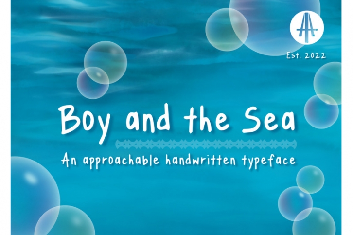 Boy and the Sea Handwritten Font Font Download