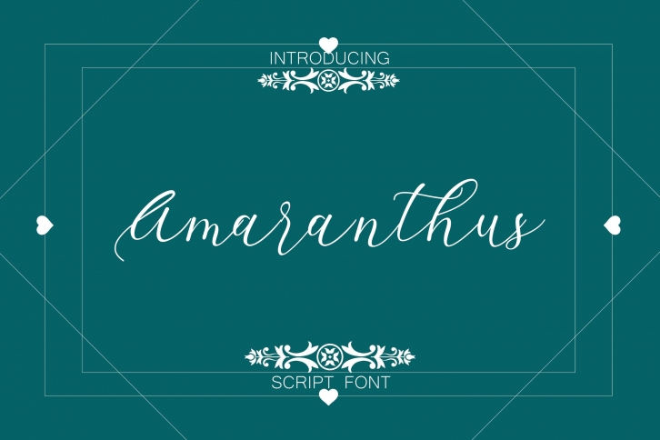 Amaranthus Font Download