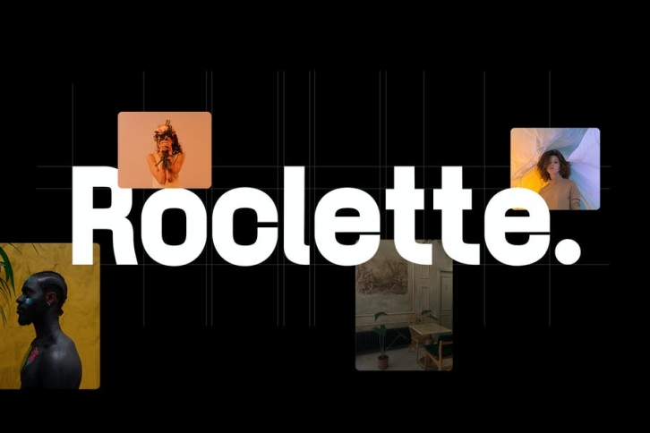 Roclette Display Typeface Font Download