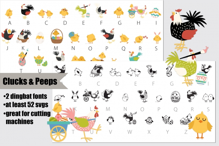 Clucks and Peeps Font Download