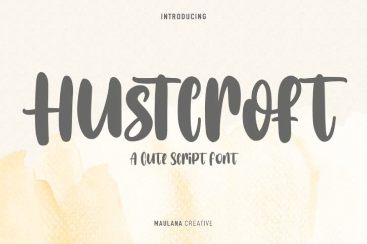 Hustcroft Handwritten Font Font Download