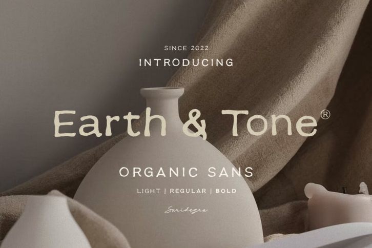 Earth Tone - Organic Sans Family Font Download