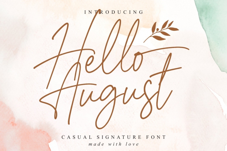 Hello August Font Download