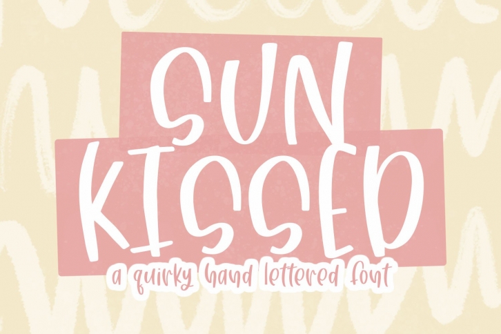 Sun Kissed Hand Lettered Font Download