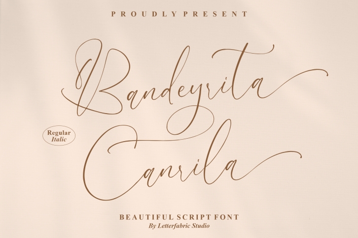 Bandeyrita Canrila Font Download