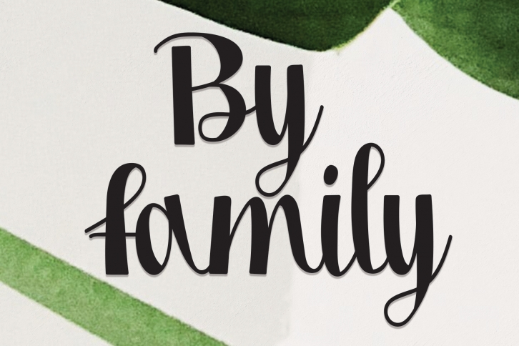 By Family Font Download