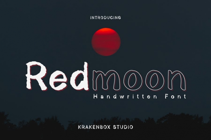 Redmoon - Handwritten Font Font Download