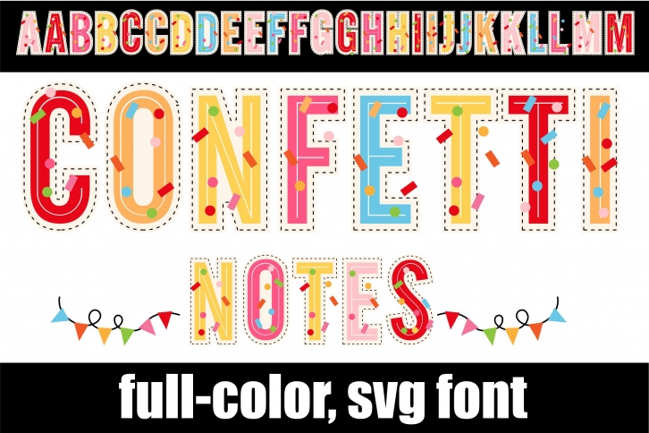 Confetti Notes Font Download