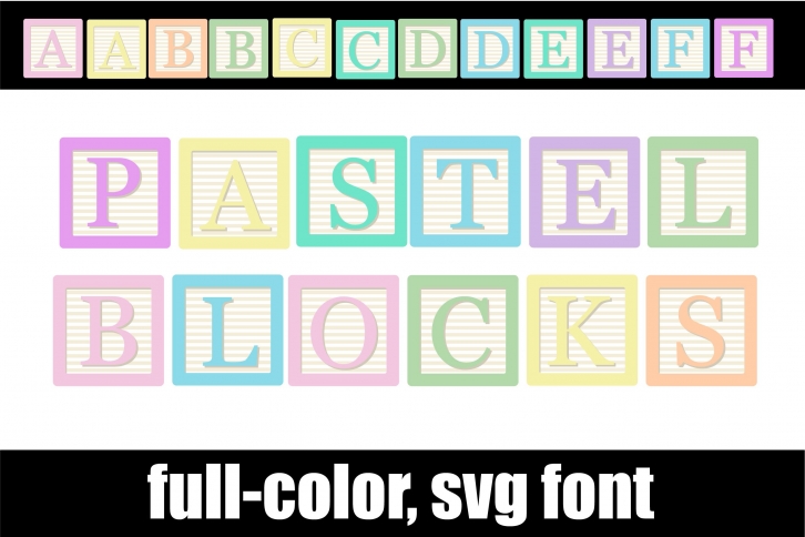 Pastel Blocks Font Download