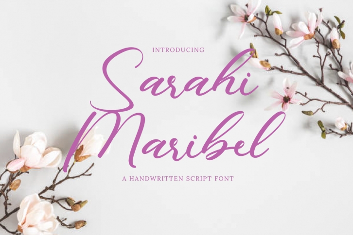 Sarahi Maribel Font Download